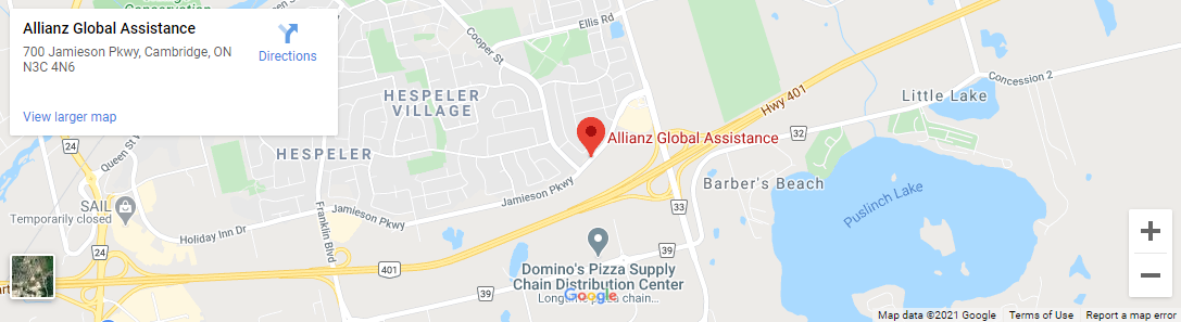 Google Maps - Head Office Address