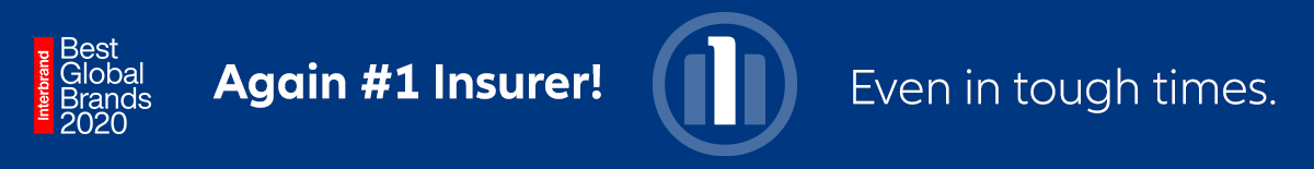 Interbrand Best Global Brands 2020. Again number 1 insurer! Even in tough time.